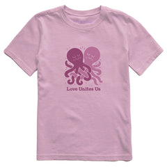 Kids Love Unites Us Octopi Short Sleeve Crusher Tee
