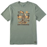 Men's Stay Hydrated Skeleton Short Sleeve Tee