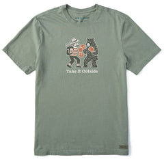 Men's Take it Outside Boxing Short Sleeve Tee