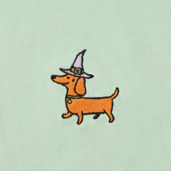 Kids Embroidered Witchy Weenie Short Sleeve Crusher Tee