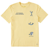 Men's Not Working from Anywhere Medley Short Sleeve Crusher Tee