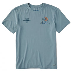 Men's Huge Football Fan Medley Short Sleeve Crusher Tee