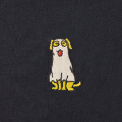 Women's Embroidered Silly Ghost Pup Crusher-LITE Shrunken Tee