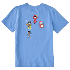 Kids Come Together Right Meow Cats Short Sleeve Crusher Tee