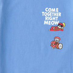Kids Come Together Right Meow Cats Short Sleeve Crusher Tee