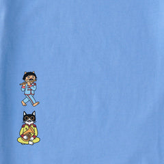 Kids Come Together Right Meow Cats Short Sleeve Crusher Tee