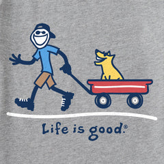 Kids Jake and Rocket Wagon Short Sleeve Crusher Tee