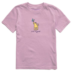 Kids Rocket Butterfly Short Sleeve Crusher Tee
