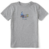 Kids Jake and Rocket Smores Short Sleeve Crusher Tee