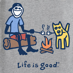 Kids Jake and Rocket Smores Short Sleeve Crusher Tee
