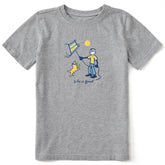 Kids Jake and Rocket Kite Short Sleeve Crusher Tee