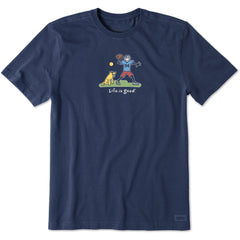 Men's Jake and Rocket Football Short Sleeve Tee