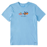Men's Jake and Rocket Tubing Short Sleeve Crusher Tee