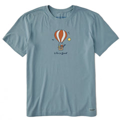 Men's Jake and Rocket Balloon Short Sleeve Crusher Tee