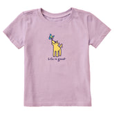 Toddler Rocket Butterfly Short Sleeve Crusher Tee