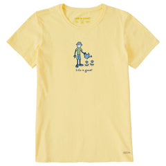Women's Jake Flowers Short Sleeve Crusher Tee