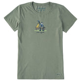 Women's Jake and Rocket Birding Short Sleeve Crusher Tee