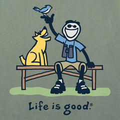 Women's Jake and Rocket Birding Short Sleeve Crusher Tee