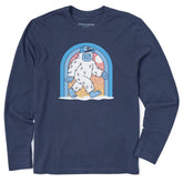 Men's Yeti Trucker Hat Long Sleeve Crusher Tee