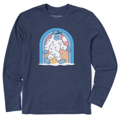 Men's Yeti Trucker Hat Long Sleeve Crusher Tee