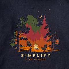 Adult Unisex Simplify Campfire Every Wear Crew Sweatshirt