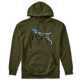 Adult Unisex Macro Micro Dogscape Every Wear Hoodie Sweatshirt