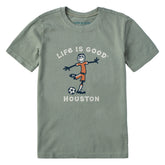 Kids Houston Soccer Short Sleeve Crusher Tee