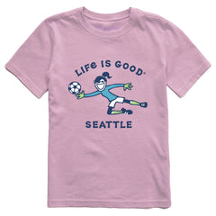 Kids Seattle Soccer Short Sleeve Crusher Tee