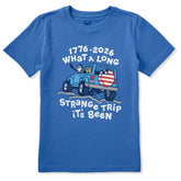 Kids What a Long Strange USA Trip Short Sleeve Crusher Tee