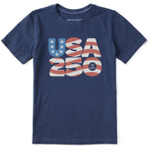 Kids USA 250 Short Sleeve Crusher Tee