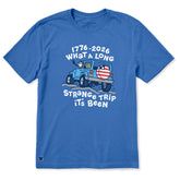 Men's What a Long Strange USA Trip Short Sleeve Crusher Tee