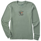 Women's Leave Me a Loon Long Sleeve Crusher Tee