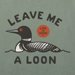 Women's Leave Me a Loon Long Sleeve Crusher Tee