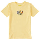 Kids Big Animal Trio Short Sleeve Crusher Tee