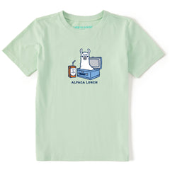 Kids Alpaca Lunch Short Sleeve Crusher Tee