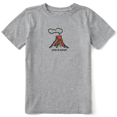 Kids Volcano Short Sleeve Crusher Tee