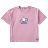 Women's Alpaca Lunch Short Sleeve Crusher Boxy Tee