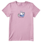 Women's Alpaca Lunch Short Sleeve Crusher Tee