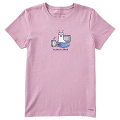 Women's Alpaca Lunch Short Sleeve Crusher Tee