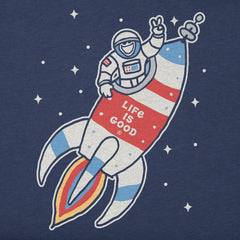 Toddler Jake Rocket Ship Short Sleeve Crusher Tee