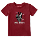 Toddler Panda-Monium Short Sleeve Crusher Tee