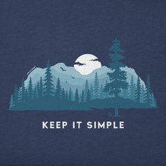 Men's Keep it Simple Evergreen Silo Long Sleeve Tee