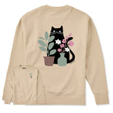 Adult Unisex Can you see the Cat? Every Wear Crew Sweatshirt