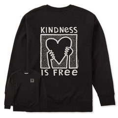 Adult Unisex Kindness is Free Heart Every Wear Crew Sweatshirt