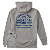 Adult Unisex Cardboard Box Breaker Downer Every Wear Hoodie Sweatshirt