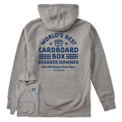 Adult Unisex Cardboard Box Breaker Downer Every Wear Hoodie Sweatshirt