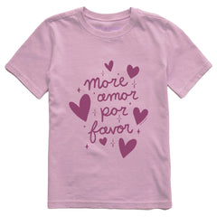 Kids Mor Amor Por Favor Short Sleeve Crusher Tee