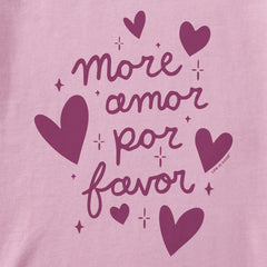 Kids Mor Amor Por Favor Short Sleeve Crusher Tee