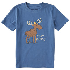 Kids Silly Moose Short Sleeve Crusher Tee