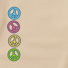 Adult Unisex Peace and Love Together Every Wear Crew Sweatshirt